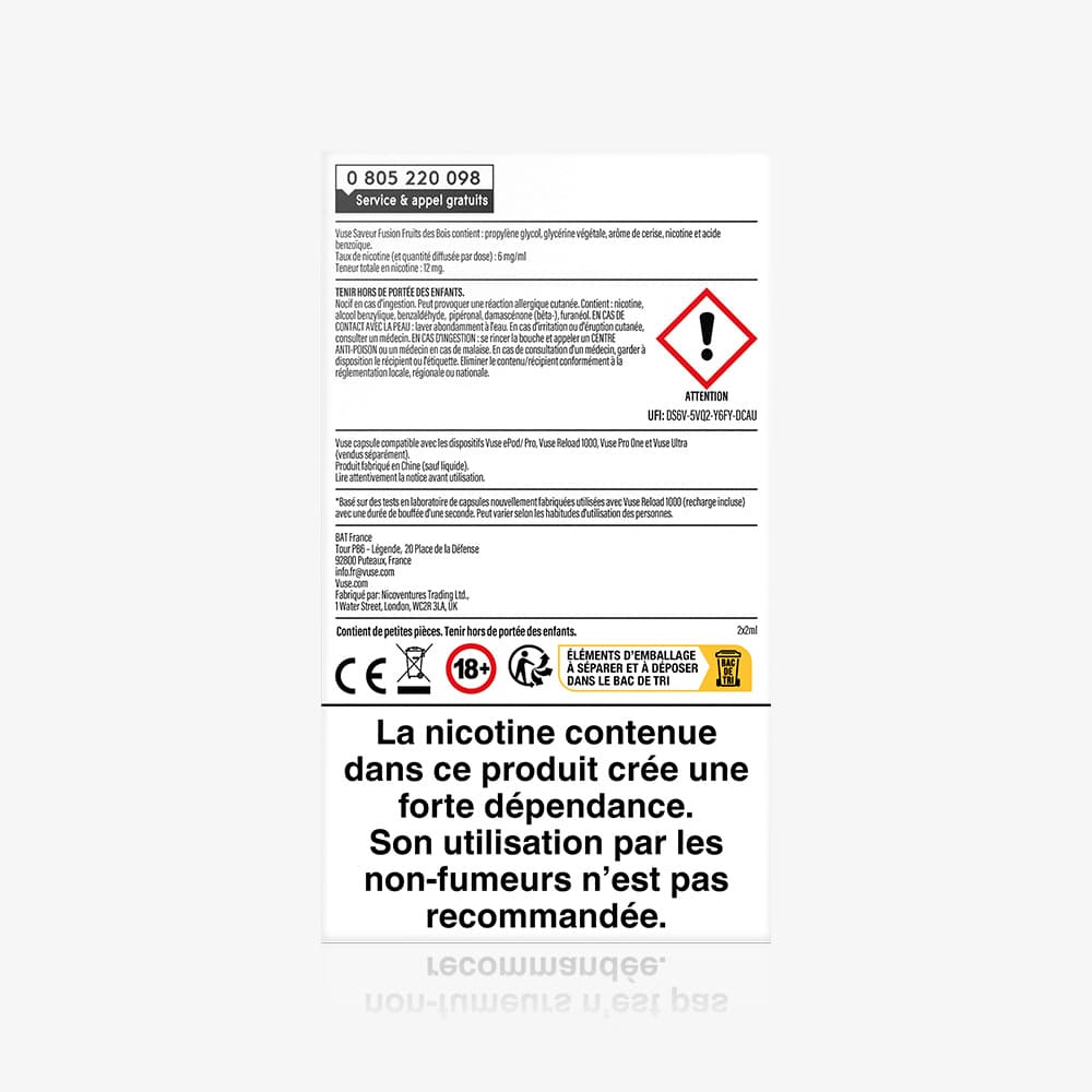 Recharge Gamme Intense Saveur Fusion Fruits des Bois - Image 4