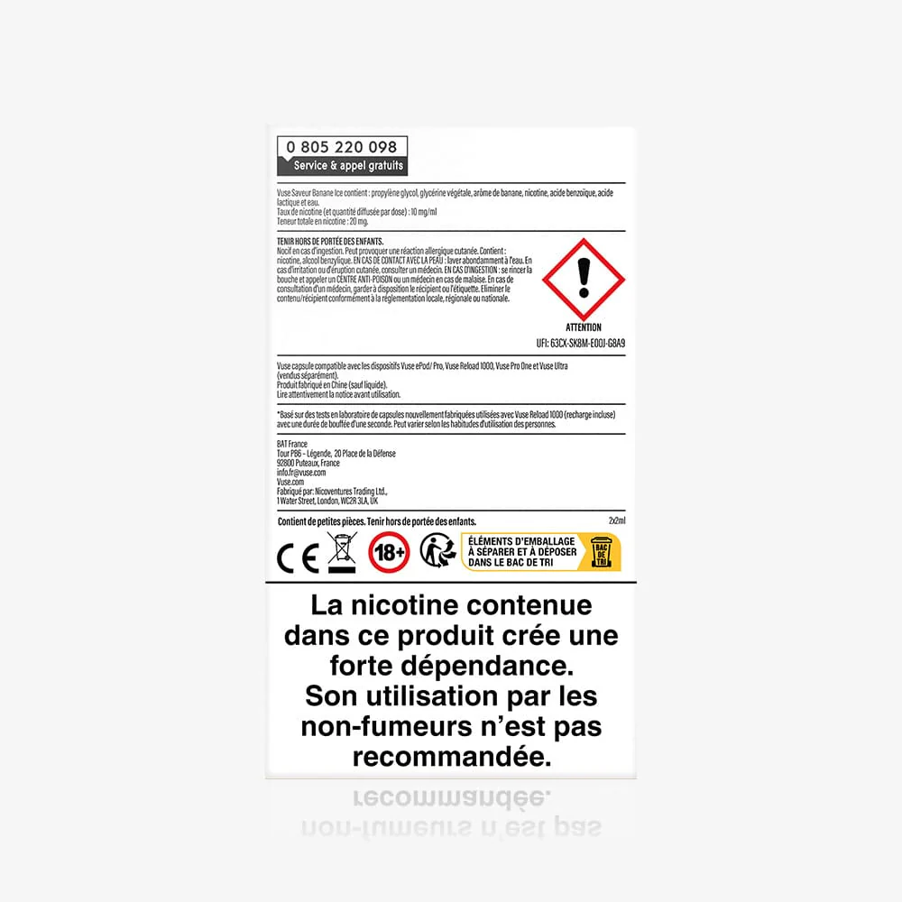 Recharge Gamme Intense Saveur Banane Ice - Image 4