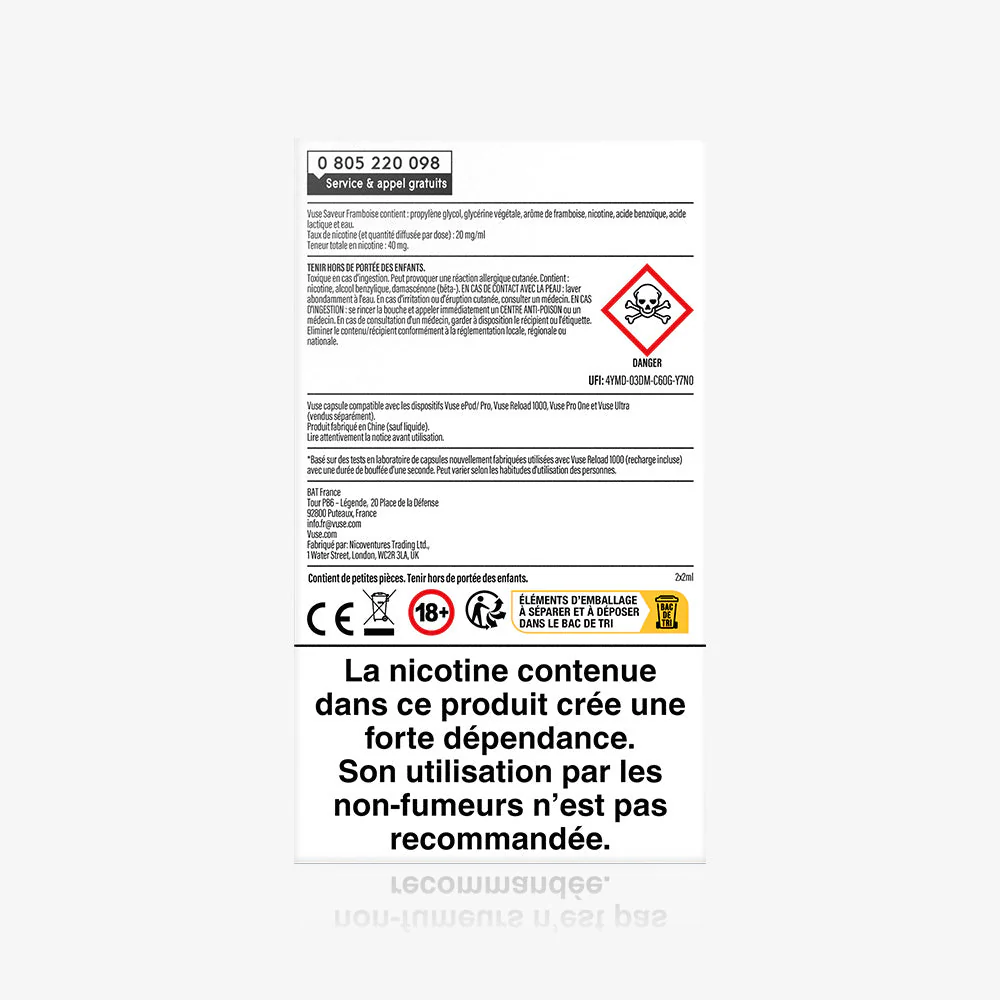 Recharge Gamme Intense Saveur Framboise - Image 4