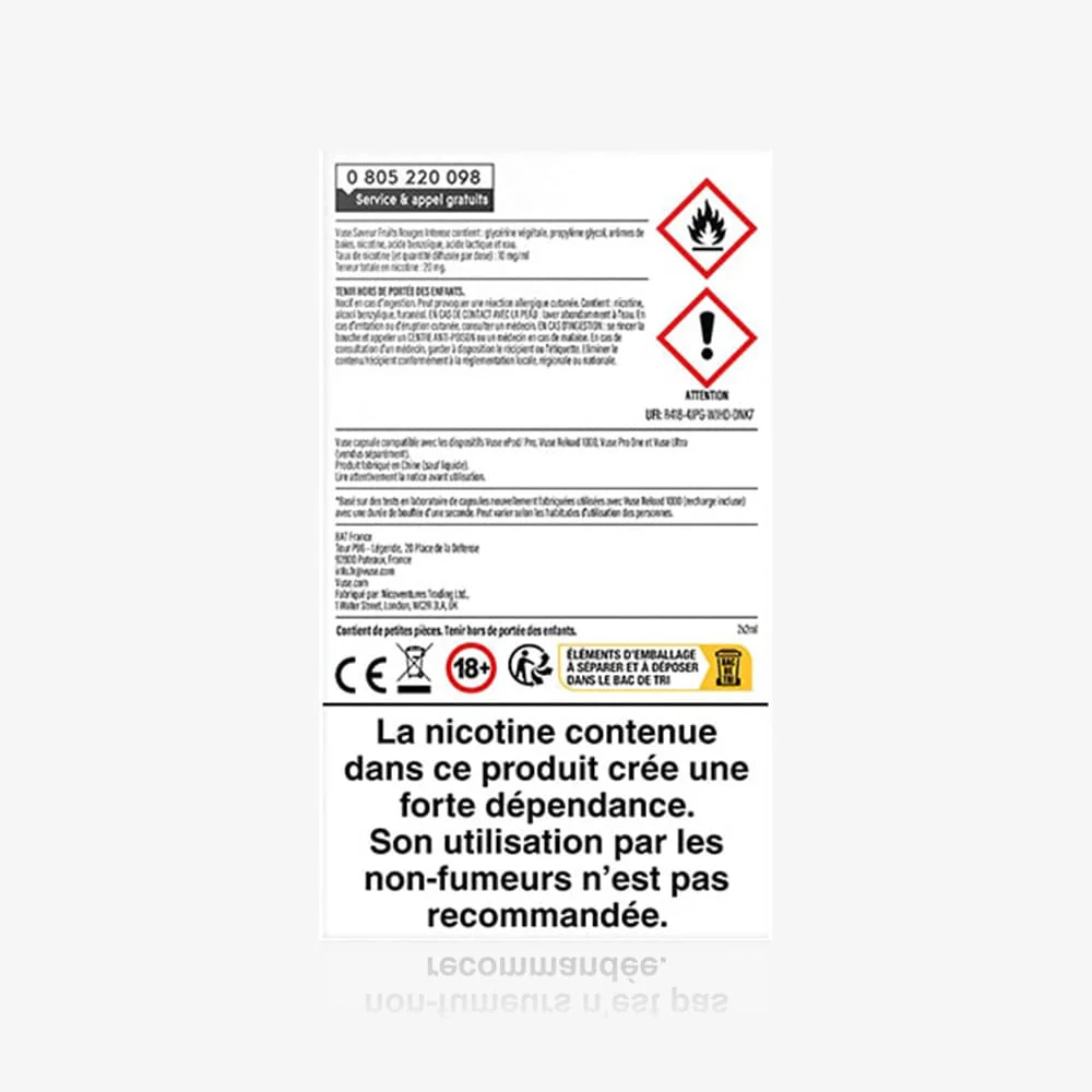 Recharge Gamme Intense Saveur Fruits Rouges Intense - Image 4