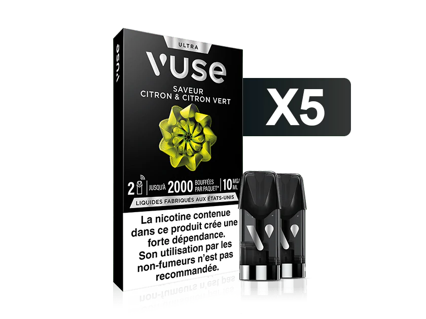 Vuse Ultra Saveur Citron & Citron Vert - Image 7
