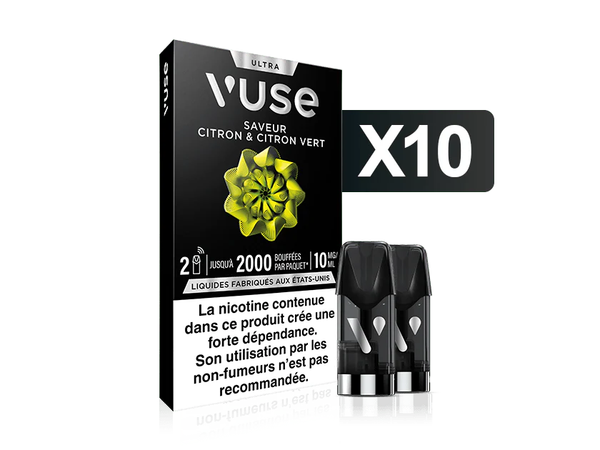 Vuse Ultra Saveur Citron & Citron Vert - Image 8