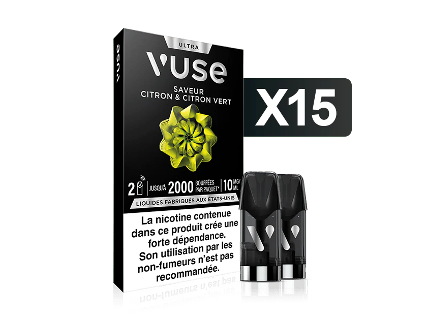 Vuse Ultra Saveur Citron & Citron Vert - Image 9