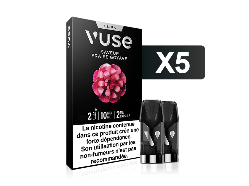 Vuse Ultra Saveur Fraise Goyave - Image 7