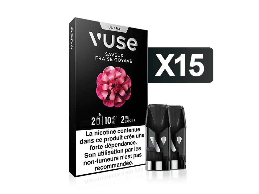 Vuse Ultra Saveur Fraise Goyave - Image 9