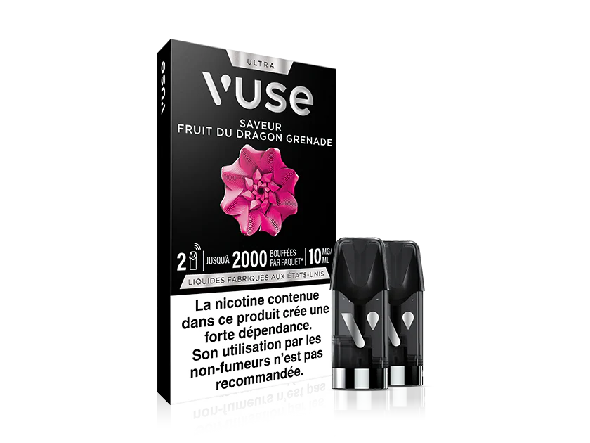 Vuse Ultra Saveur Fruit du Dragon Grenade - Image 6