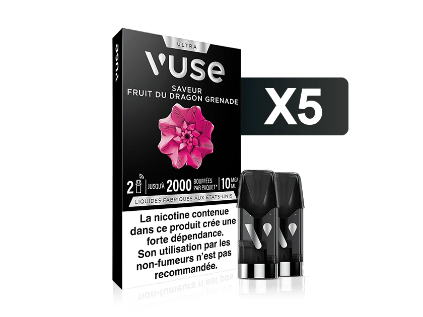 Vuse Ultra Saveur Fruit du Dragon Grenade - Image 7