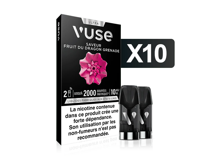 Vuse Ultra Saveur Fruit du Dragon Grenade - Image 8