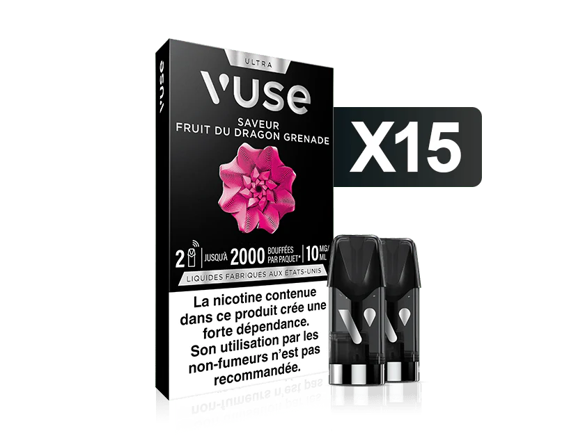 Vuse Ultra Saveur Fruit du Dragon Grenade - Image 9
