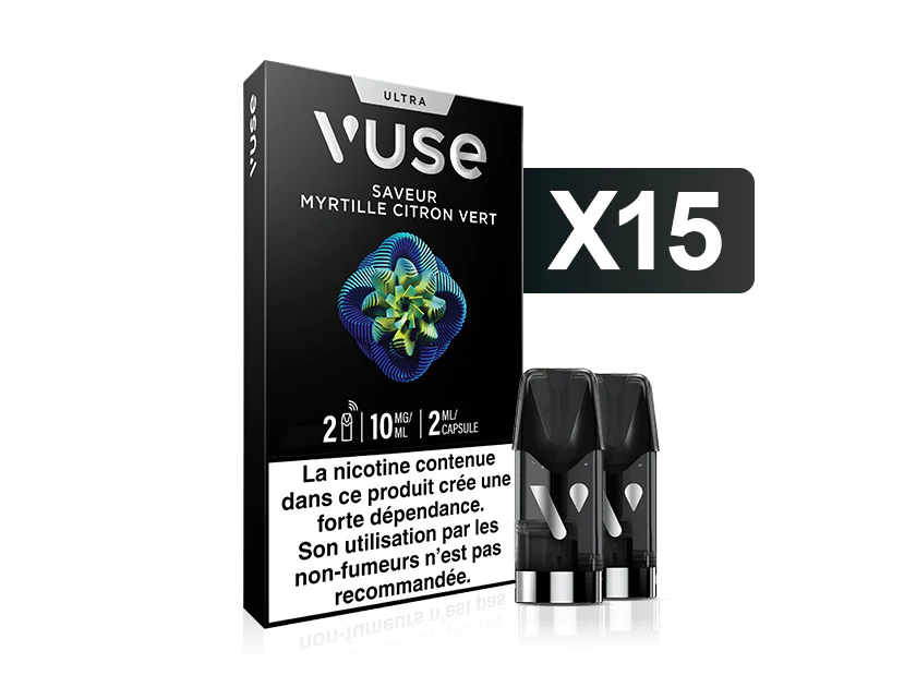 Vuse Ultra Saveur Myrtille Citron Vert - Image 9